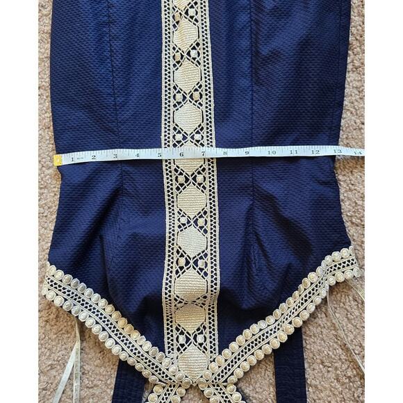 Lilly Pulitzer Vena Stretch Shift Dress True Navy - Picture 11 of 13